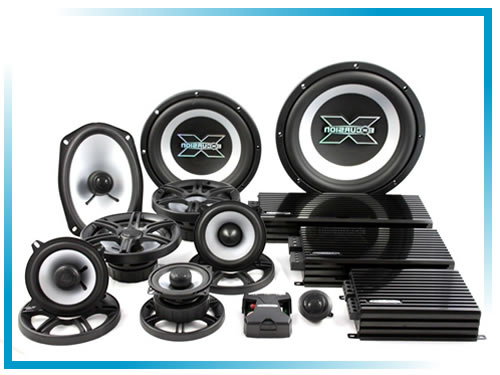 Sistemas completos de som estéreo para carros na tampcarsound